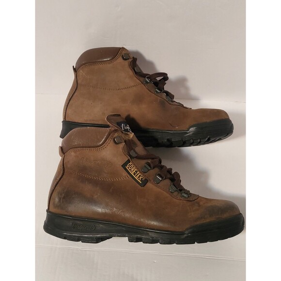 Vasque Skywalk Gore-tex Hiking Boots Shoes Mens Size 7.5 Brown Leather Italy